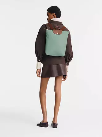 LONGCHAMP | Le Pliage Rucksack, Celadon | 